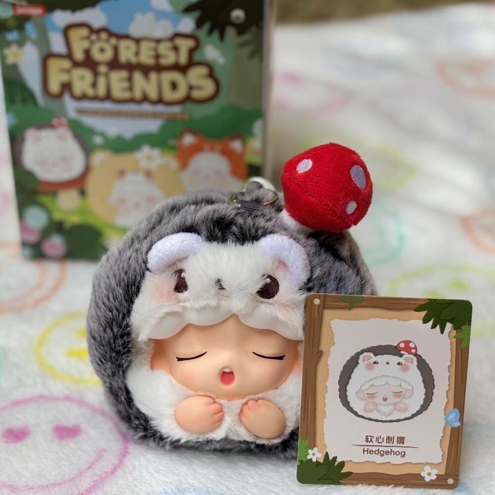 Jotoys Yumo – Forest Friends Plush Pendant - Hedgehog